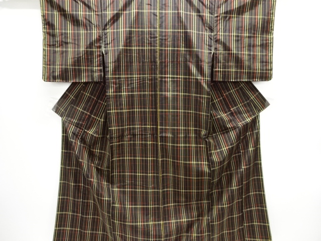 Japanese Kimono / Tsumugi Omeshi Silk